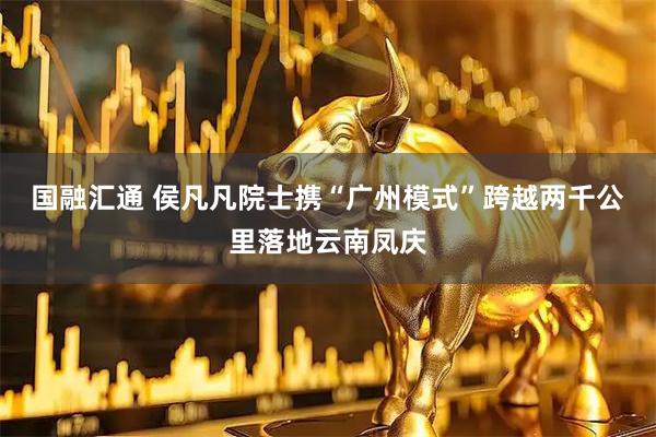 国融汇通 侯凡凡院士携“广州模式”跨越两千公里落地云南凤庆
